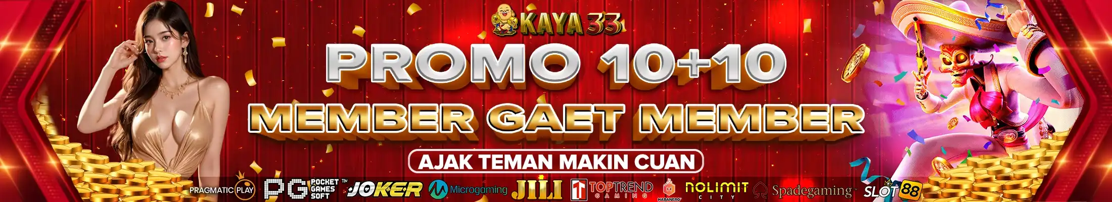 PROMO 10+10 (MEMBER GAET MEMBER) AJAK TEMAN MAKIN CUAN