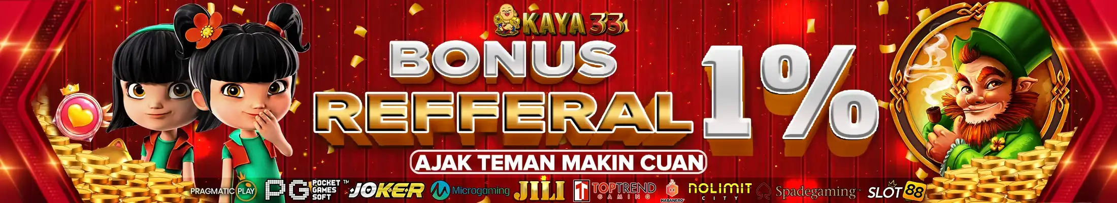BONUS REFFERAL 1%